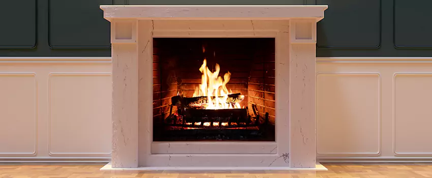 Decorative Electric Fireplace Installation in Brunswick, Maine