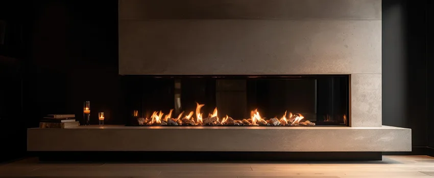 Gas Fireplace Ember Bed Design Services in Brunswick, Maine