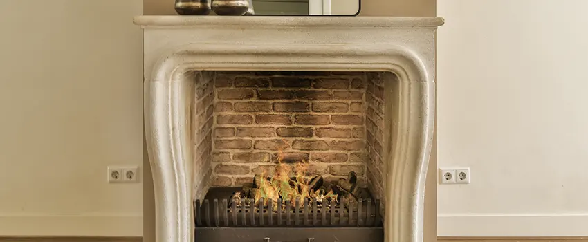 Vintage-style Fireplace Redesign in Brunswick, Maine