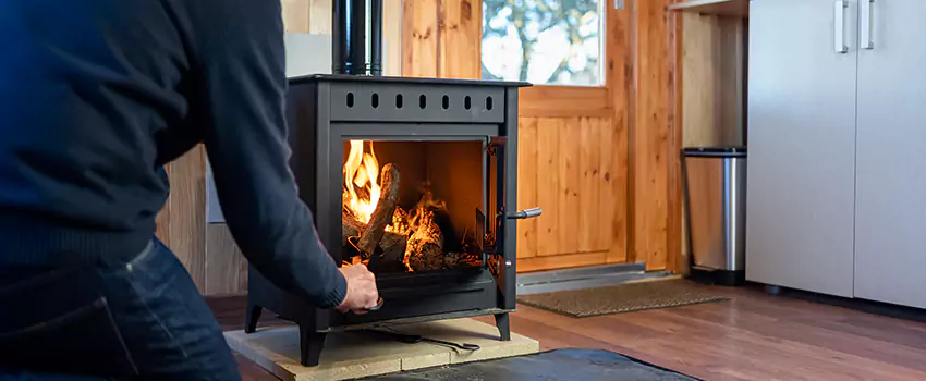 Open Hearth Wood Fireplace Installation in Brunswick, ME