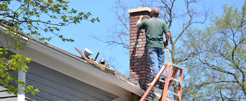 Vinyl and PVC Chimney Flashing Installation in Brunswick, ME