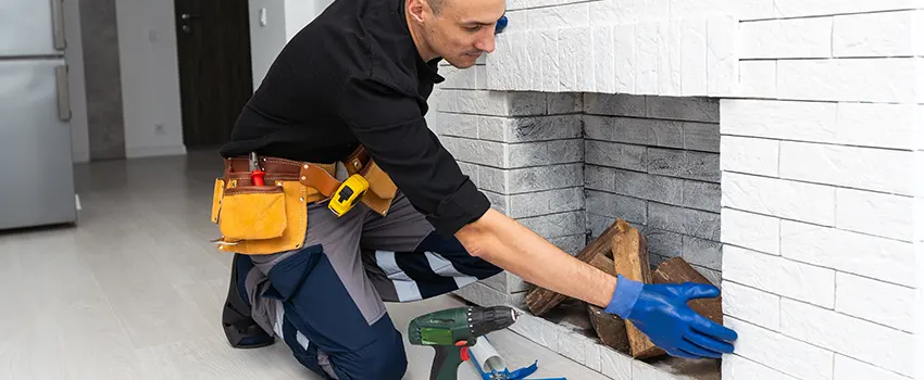 Fireplace Damaged Damper Frame Repair Services in Brunswick, Maine