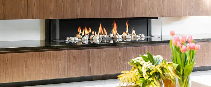 Double-height Fireplace Design Refurbishment in Brunswick, Maine
